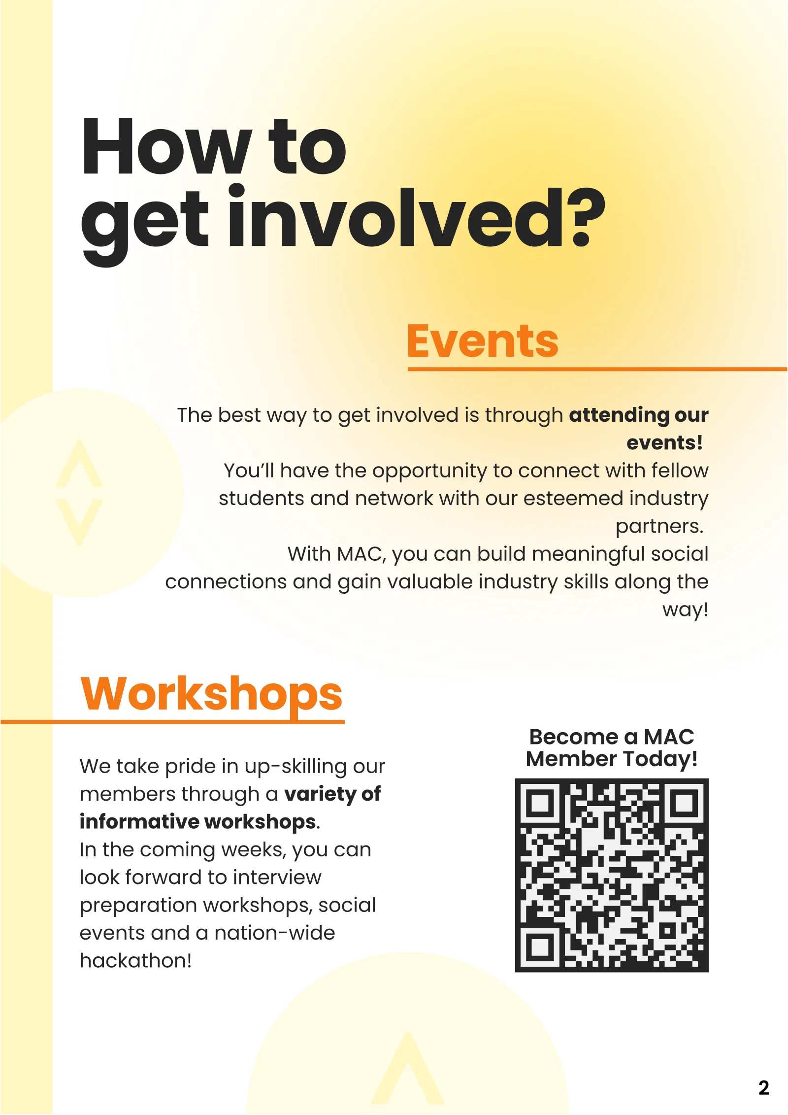 How to Get Involved – Events & Workshops